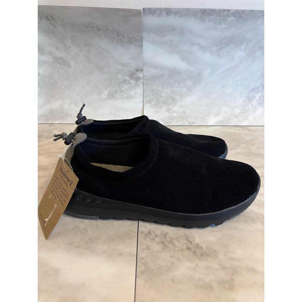 BEARPAW 2919M Men's Jack Comfortable Lightweight Slip-On Shoes Size 10 Black